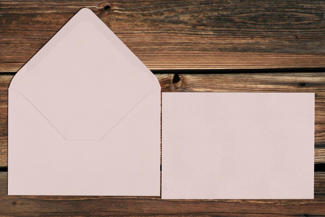 Briefhüllen 110x156 mm Nassklebend Taupe 120 g/qm